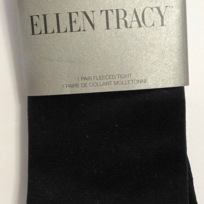 Ellen Tracy Fleeced Tights Size M/L Black  Style 30064E